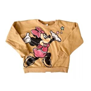 Disney Mickey and Friends 5T Minnie Mouse Girls Sweatshirt Graphic Crewneck